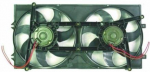 Мотор + вентилятор радиатора охлаждения двухвентиляторный с корпусом 2.5