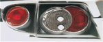 Фонарь задний внешний + внутренний левый+правый (комплект) тюнинг (седан) прозрачный внутри черный