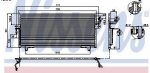Радиатор кондиционера (735x331mm)