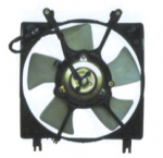 Мотор + вентилятор радиатора кондиционера с корпусом (2.0 4 цилиндра turbo)