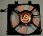 Мотор + вентилятор радиатора кондиционера с корпусом 4цил
