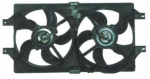 Мотор + вентилятор радиатора охлаждения с корпусом (двухвентиляторный)