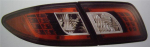 Фонарь задний внешний+внутренний левый+правый (комплект) тюнинг (седан) прозрачный диодный внутри красно-черный