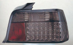 Фонарь задний внешний левый+правый (комплект) тюнинг (седан) хрустальный с диодным стоп сигналом тонированный внутри хромированный