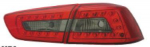 Фонарь задний внешний+внутренний левый+правый (комплект) тюнинг диодный внутри красный тонированный