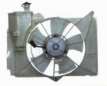Мотор + вентилятор+диффузор радиатора охлаждения