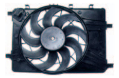 Мотор + вентилятор радиатора охлаждения с корпусом
