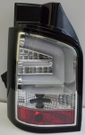 Фонарь задний внешний левый+правый (комплект) тюнинг прозрачный диодный с светящимися секциями хромированный