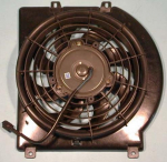 Мотор + вентилятор радиатора кондиционера с корпусом at