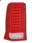 Фонарь задний внешний левый + правый (комплект) тюнинг диодный прозрачный внутри красно-белый