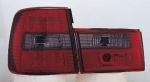Фонарь задний внешний+внутренний левый+правый (комплект) (седан) тюнинг прозрачный с диодным стоп сигналом тонированно-красный