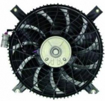 Мотор + вентилятор радиатора кондиционера с корпусом (denso-тип)