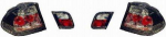 Фонарь задний внешний+внутренний левый+правый (комплект) (седан) тюнинг прозрачный хрустальный тонированный