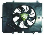 Мотор + вентилятор радиатора охлаждения с корпусом (bosch тип)