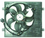 Мотор + вентилятор радиатора охлаждения с корпусом 1.4 без кондиционера