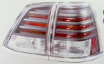 Фонарь задний внешний+внутренний левый+правый (комплект) тюнинг диодный с хромированной рамкой внутри хромированно-черный