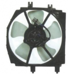 Мотор + вентилятор радиатора охлаждения с корпусом левая сторона mt