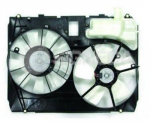Мотор + вентилятор радиатора охлаждения с корпусом с блоком управления