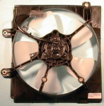 Мотор + вентилятор радиатора кондиционера с корпусом (5 дв)