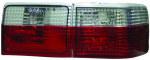Фонарь задний внешний+внутренний левый+правый (комплект) тюнинг прозрачный хрустальный красно-белый УНИВЕРСАЛ