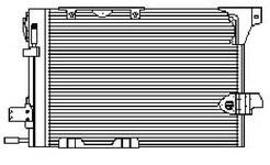 Радиатор кондиционера (540x380mm)