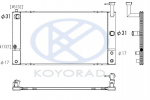 Радиатор охлаждения (вариатор) (koyo)