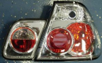 Фонарь задний внешний+внутренний левый+правый (комплект) (седан) тюнинг (lexus тип) прозрачный внутри хромированный