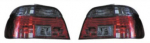 Фонарь задний внешний левый + правый (комплект) прозрачный хрустальный тонированно-красный