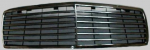 Решетка радиатора в сборе с рамкой 13 молдингов хромированно-черная (600)