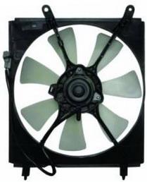 Мотор + вентилятор радиатора охлаждения левый с корпусом 3 6цил