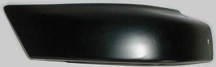 Боковина бампера переднего правая без отверстий под расширитель черная