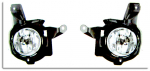 Фара противотуманная левая + правая (комплект) с проводкой с кнопкой с креплением