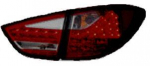 Фонарь задний внешний+внутренний левый+правый (комплект) тюнинг диодный внутри красно-тонированный