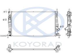 Радиатор охлаждения 1.3 1.6 2.0 (koyo)