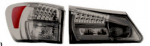 Фонарь задний внешний+внутренний левый+правый (комплект) тюнинг диодный тонированный внутри хромированно-черный