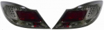 Фонарь задний внешний левый + правый (комплект) тюнинг диодный тонированный хромированно-красный