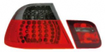 Фонарь задний внешний+внутренний левый+правый (комплект) тюнинг (седан) прозрачный диодный тонированно-красный