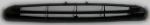 Решетка бампера переднего центральная черная