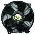 Мотор + вентилятор радиатора кондиционера с корпусом (euro)
