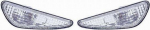 Фонарь-катафот левый+правый (комплект) в передний + задний бампер хрустальный