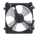 Мотор + вентилятор радиатора кондиционера с корпусом