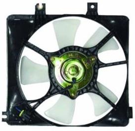 Мотор + вентилятор радиатора охлаждения правый с корпусом (2.0 A/C)