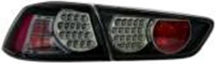 Фонарь задний внешний+внутренний левый+правый (комплект) тюнинг (седан) диодный внутри черный стекло тонированное