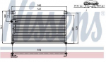 Радиатор кондиционера (550x297mm)